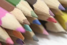 Coloured Pencils Royalty Free Stock Photo Coloured Pencils Royalty Free Stock Photo