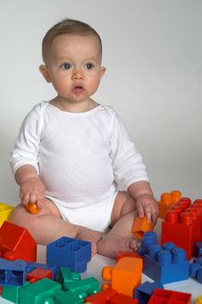 Baby Blocks Royalty Free Stock Image
