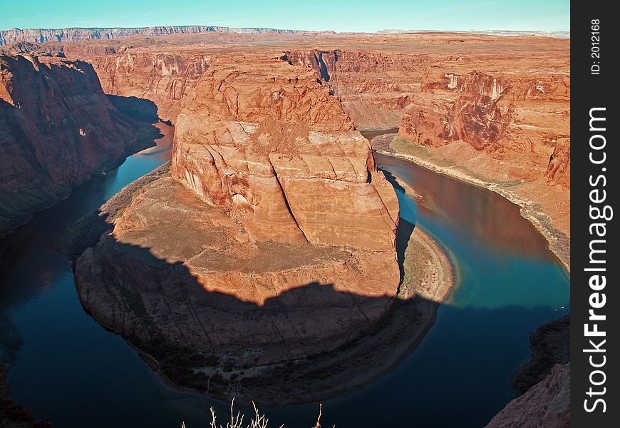 The Horseshoe Bend on Colorado River