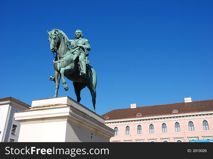 Statue in munich,portrait of Maximilian I