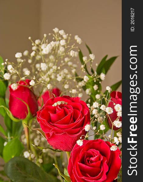 Bouquet of red roses for someone special. Bouquet of red roses for someone special
