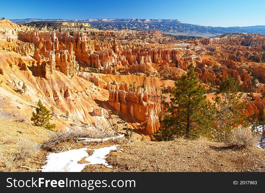 The Bryce Canyon National Park, Utah