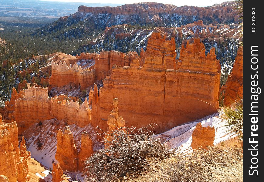 The Bryce Canyon National Park, Utah