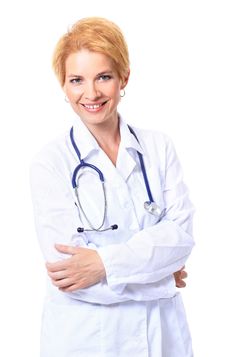 Beautiful Young Doctor Royalty Free Stock Photography