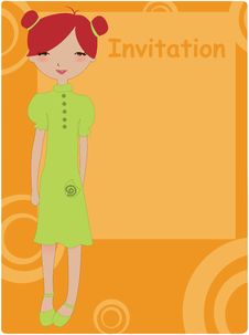 Invitation Frame Stock Photography
