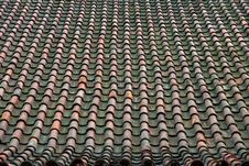 Old Tile Roof Royalty Free Stock Photos Old Tile Roof Royalty Free Stock Photos