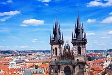 Church Of Our Lady Before Tyn Royalty Free Stock Photo Church Of Our Lady Before Tyn Royalty Free Stock Photo