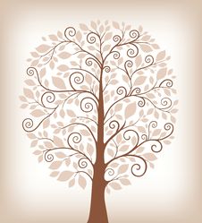 Stylized Tree Royalty Free Stock Photo Stylized Tree Royalty Free Stock Photo
