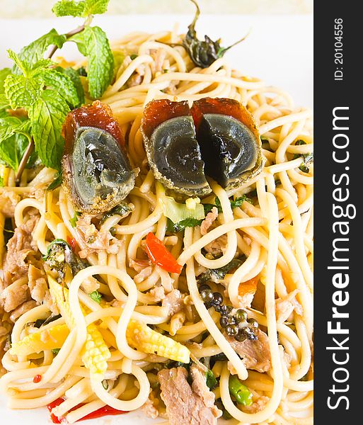 Thai Spicy Food Noodle