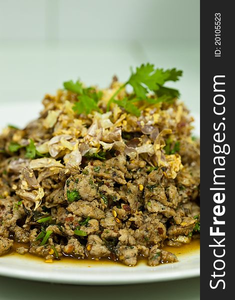 Minced Spicy Fish