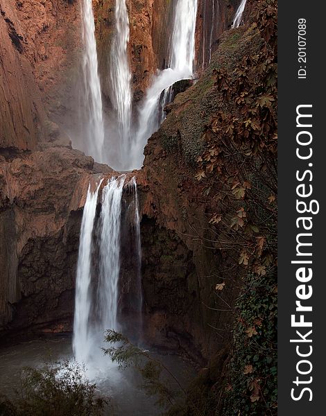 Ouzoud Waterfalls In The Mountains Of Morocco