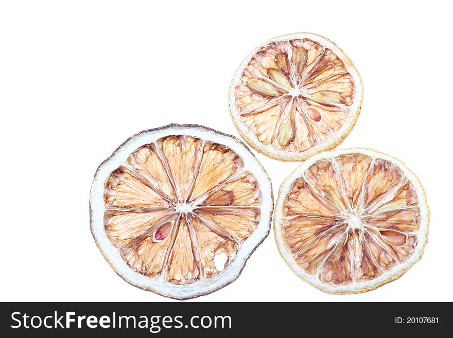 Desiccated  citrus slice