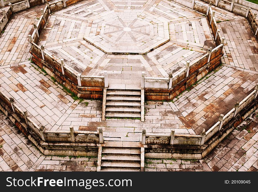 Ancient Chinese ritual blessing architecture，Nanning, Guangxi, China