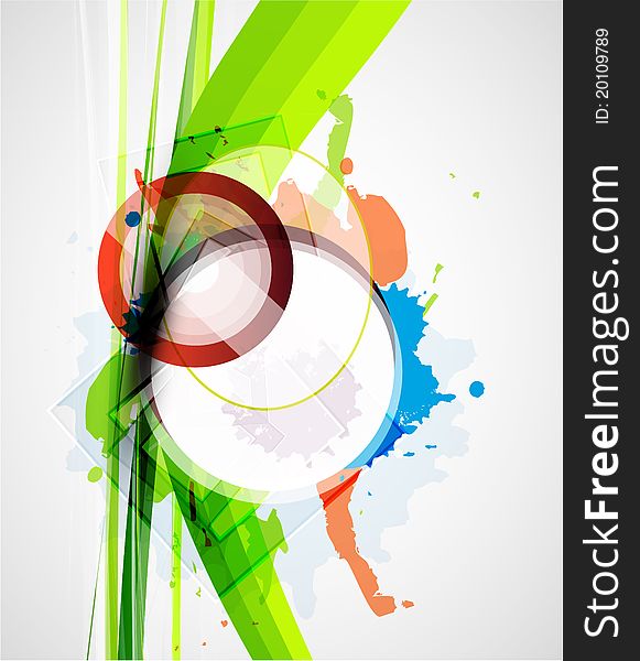 Vector abstract colorful background