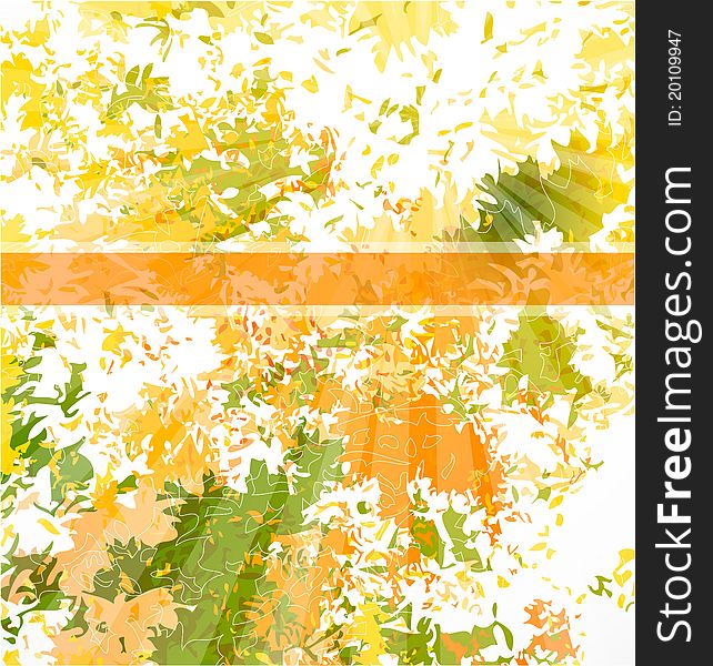 Abstract Vector Autumn Background