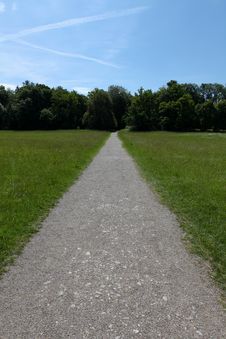 Long Path Ahead Stock Photography Long Path Ahead Stock Photography