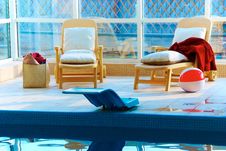 Beach Chairs By The Pool Royalty Free Stock Photos Beach Chairs By The Pool Royalty Free Stock Photos