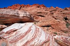 View Of Mojave Desert. Royalty Free Stock Photos