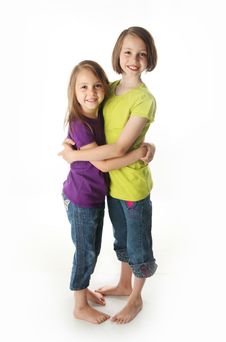 Sweet Sisters Royalty Free Stock Photos