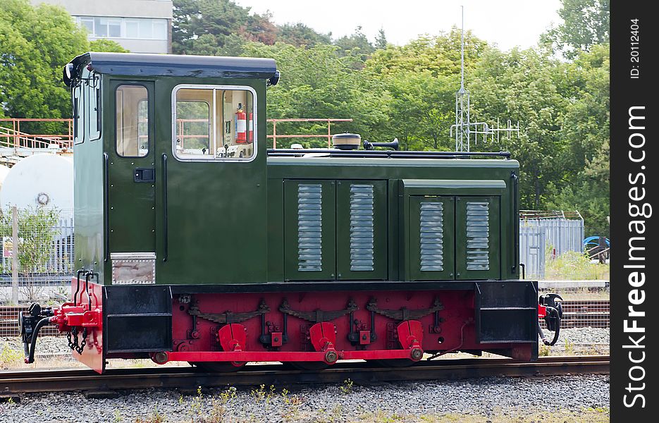 Vale of Rheidol Railway line Shunt Engine, Aberystwyth, North Wales, United Kingdom