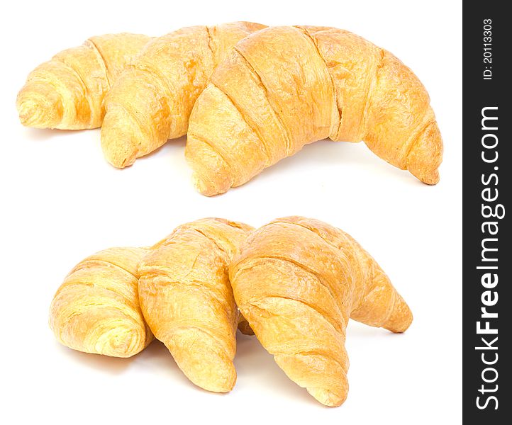 Three Croissant. Collage