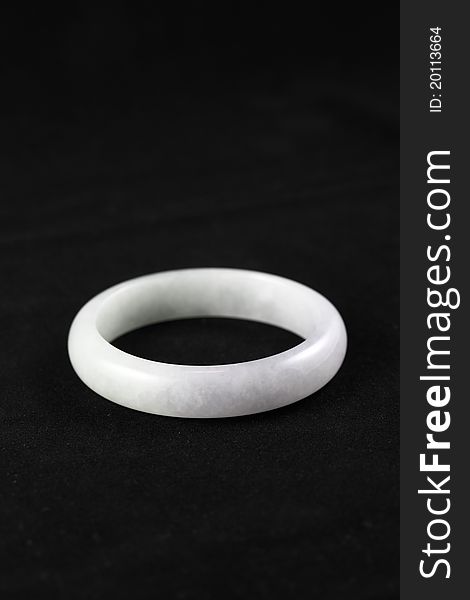 White Type-A Jade / Jadeite Bracelet