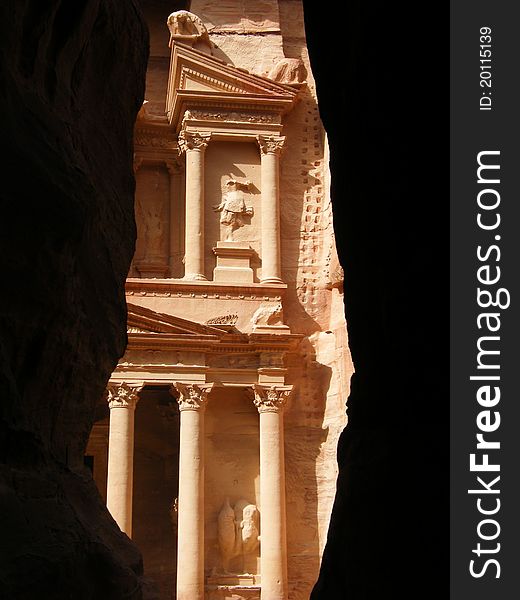 A sight from Petra