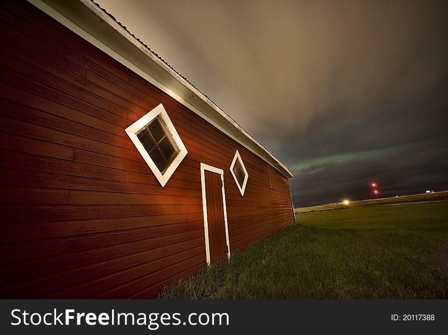 Rural Barn Night Photograhy in Saskatchewan Canada