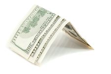 Crumpled Dollars Royalty Free Stock Photography