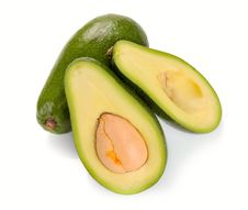 Ripe Sliced Avocado Royalty Free Stock Photo Ripe Sliced Avocado Royalty Free Stock Photo