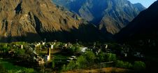 Tibetan National Minority Village In A Mountainous Royalty Free Stock Image Tibetan National Minority Village In A Mountainous Royalty Free Stock Image