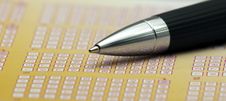Lottery Ticket Stock Image Lottery Ticket Stock Image