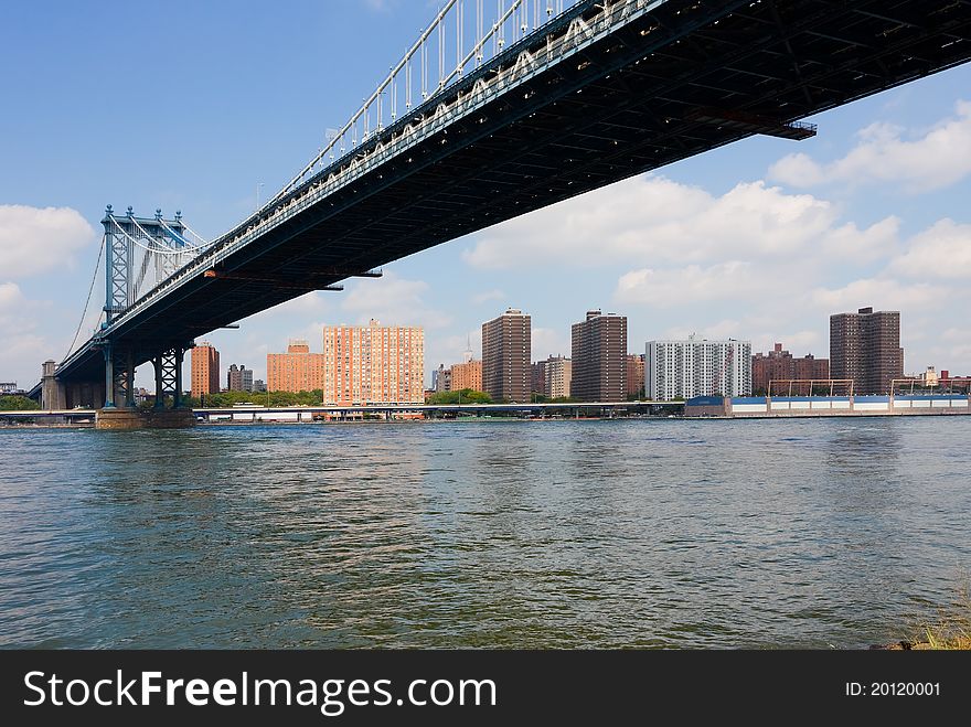 Manhattan Bridge in New York City