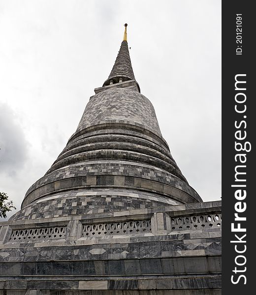 Ancient pagoda of King Rama IV royal temple. Ancient pagoda of King Rama IV royal temple