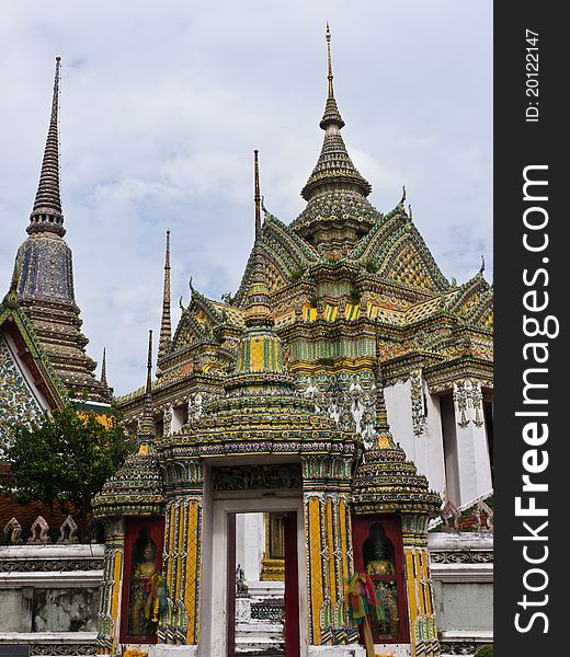 Pho temple, landmark in Bangkok Thailand