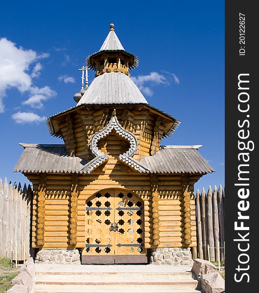 Domes Of Wooden Church
