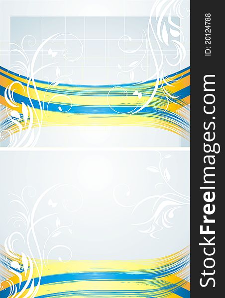 Two Abstract Backgrounds For Design