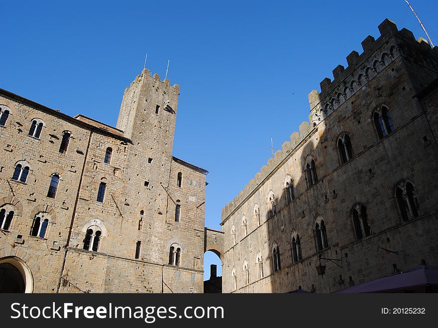 Sightseeing In Volterra, A City
