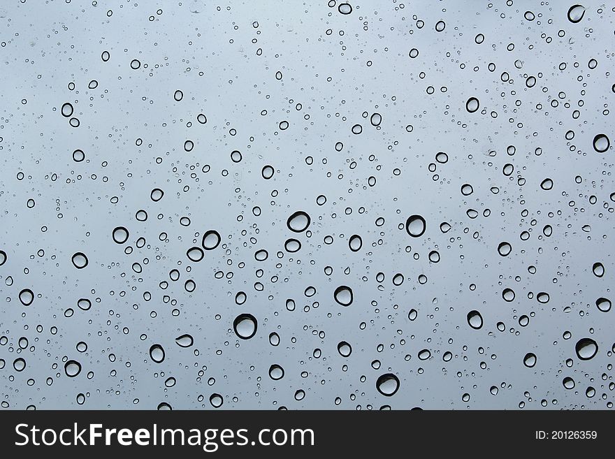 Rain drops on the glass. Rain drops on the glass.