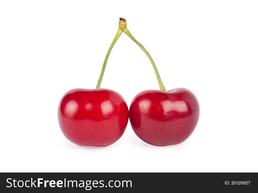 Two Red Cherries