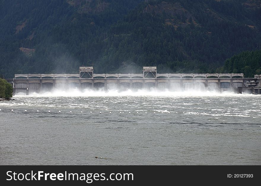 Bonneville dam, Oregon.