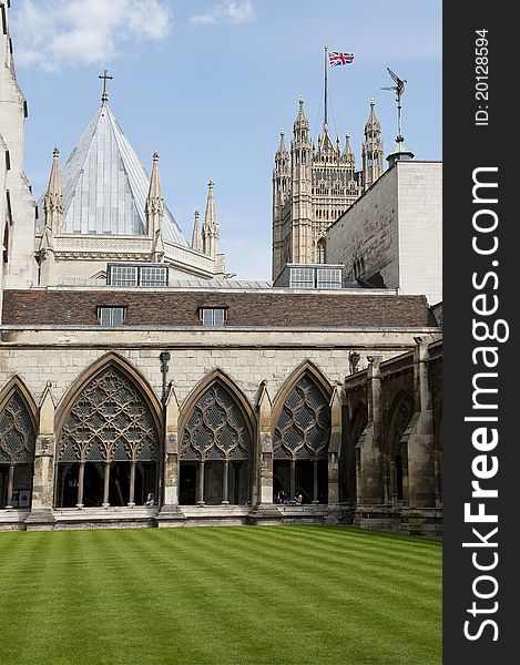 The famous Westminster Abbey, one of the most popular landmark in Britain. The famous Westminster Abbey, one of the most popular landmark in Britain.
