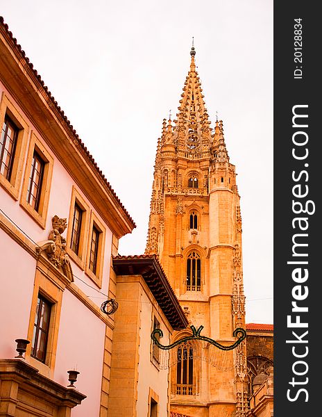 Bell Tower Of Oviedo Cathedral