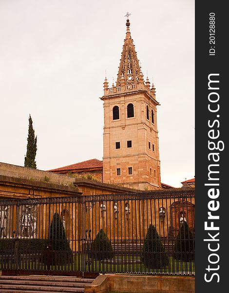 Bell tower of a church, Asturias - Spain