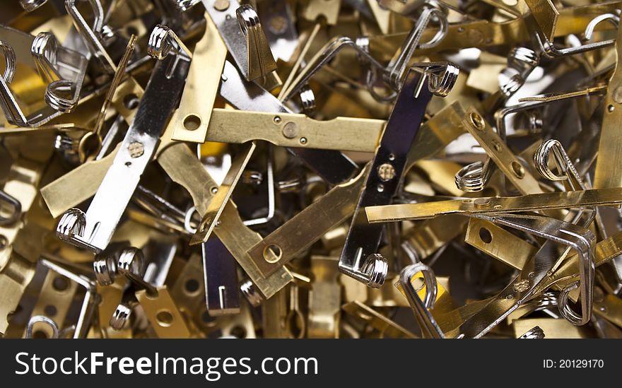 Scrap iron pieces for recycle. Scrap iron pieces for recycle