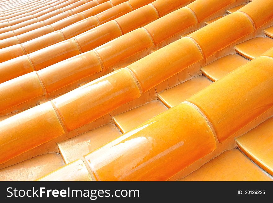 Chinese temple roof texture in asia