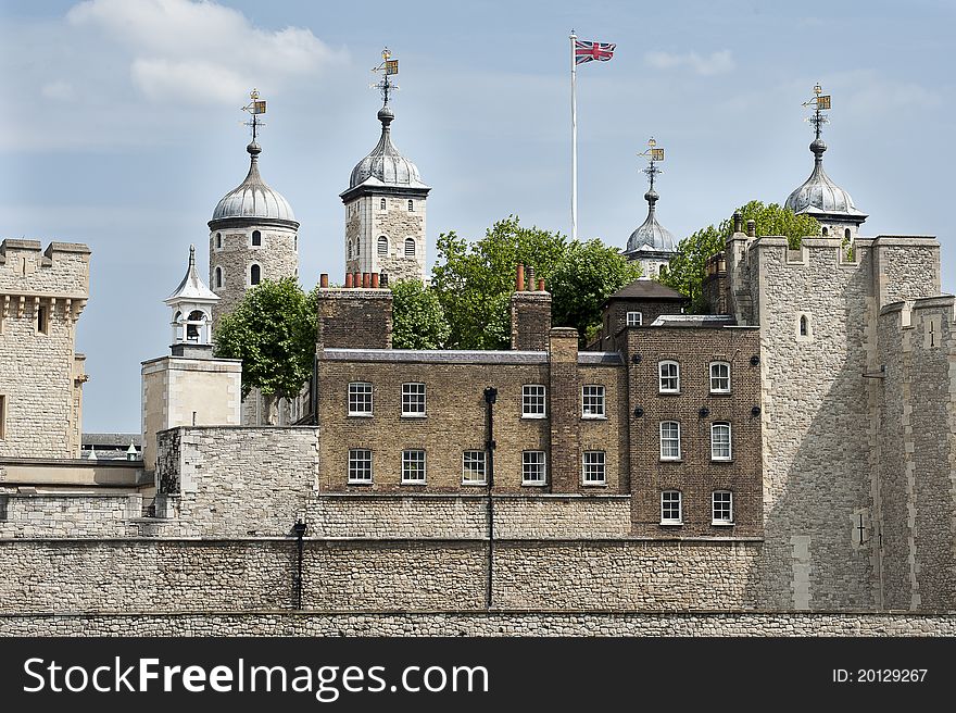 The White Tower - Main castle within the Tower of London (London, England)