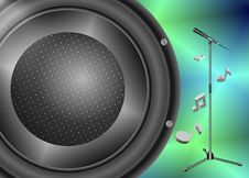 Speaker And Microphone Royalty Free Stock Image Speaker And Microphone Royalty Free Stock Image