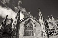 Monochrome Church Stock Photo Monochrome Church Stock Photo