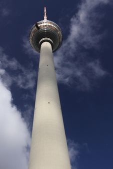Television Tower In Berlin Royalty Free Stock Image Television Tower In Berlin Royalty Free Stock Image